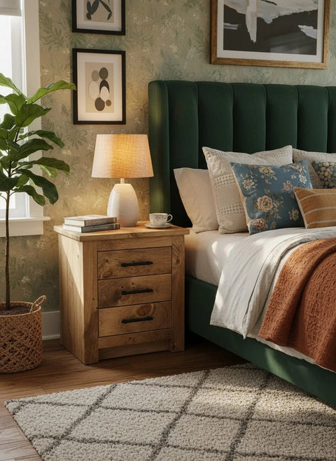 Bedroom Dresser With Two Matching Nightstands Limitless Woodworking  item