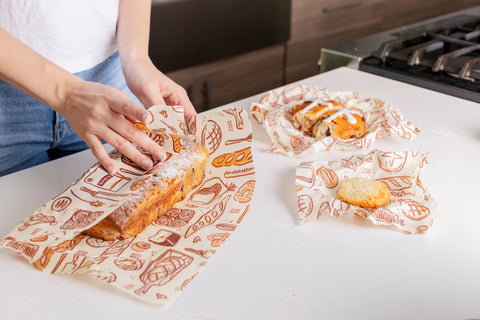Bee's Wrap Natural Food Wrap Set – Assorted 3 Pack Small to Large | Made in USA | Eco-Friendly Food Storage Bee's Wrap  Packs