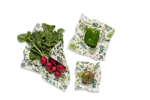 Bee's Wrap Natural Food Wrap Set – Assorted 3 Pack Small to Large | Made in USA | Eco-Friendly Food Storage Bee's Wrap  Packs