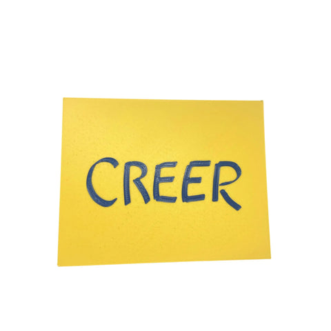 Believe Block Letter Fridge Magnet for Sports Fans | 4" W X 3" Tall | New 2023 Block Letter Edition Chatelet Manufacturing   13.95 Creer