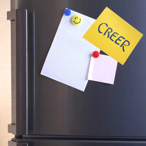 Believe Block Letter Fridge Magnet for Sports Fans | 4" W X 3" Tall | New 2023 Block Letter Edition Chatelet Manufacturing 