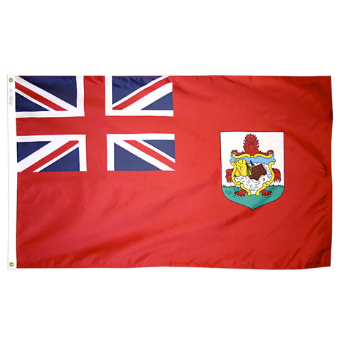 Bermuda National Flag – Durable 200 Denier UV-Resistant Nylon Outdoor Flag | Made in USA Freedom Flag and Pole 