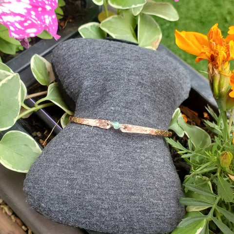 Bestselling Copper Brides Mag Bangle Wire Wrapped With AAA+ Ethiopian Opal Alexa Martha Designs  Bracelet