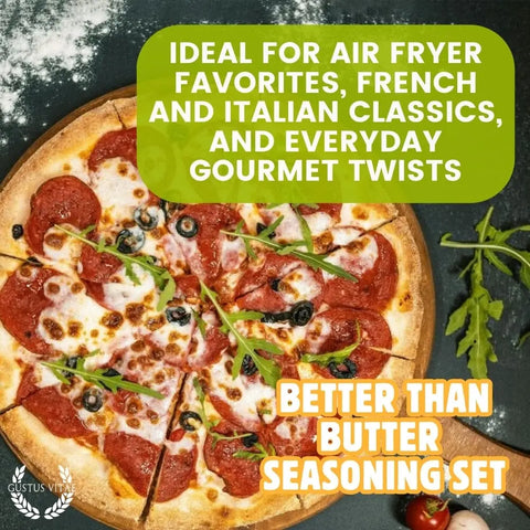 Better Than Butter Seasoning Duo – Honey & Garlic Herb Blends | Made in USA Gustus Vitae  Gourmet Seasonings