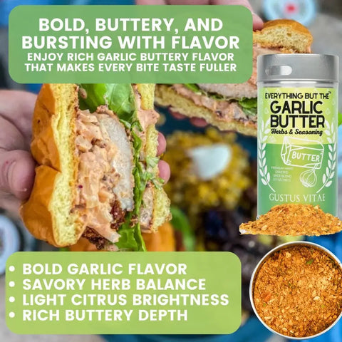 Better Than Butter Seasoning Set of 4 XL Tins – Premium Herb & Spice Blends for Rich Flavor | Made in USA Gustus Vitae  Collections & Gift Sets