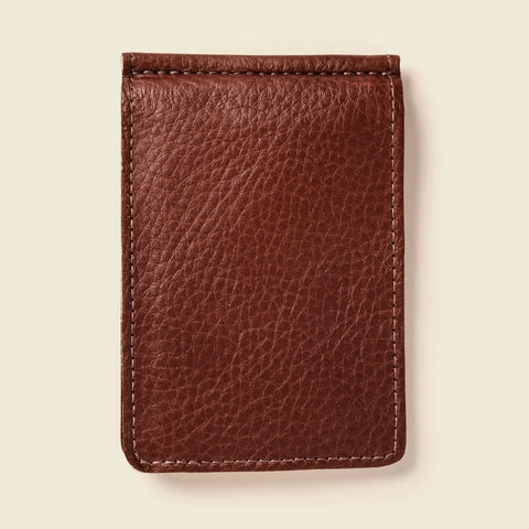 Bifold Full Grain Leather Money Clip Wallet – 4.5x3.25 Inches | Handmade in USA CASUPO  Money Clip Wallet