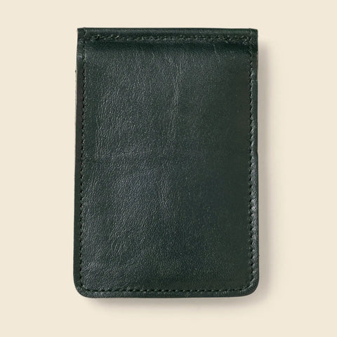 Bifold Money Clip Wallet 4.5x3.25 Inch – Forest Green Leather | Made in USA CASUPO  Money Clip Wallet