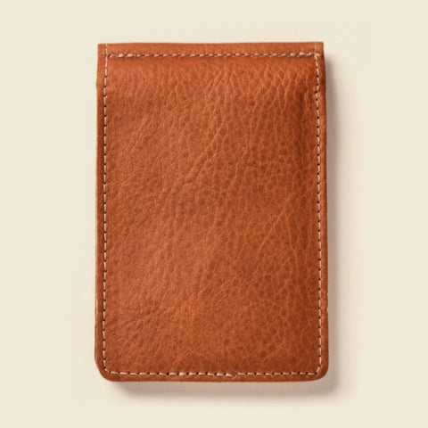 Bifold Natural Leather Money Clip Wallet 4.5 Inch – Eco-Friendly | Handmade in USA CASUPO  Money Clip Wallet