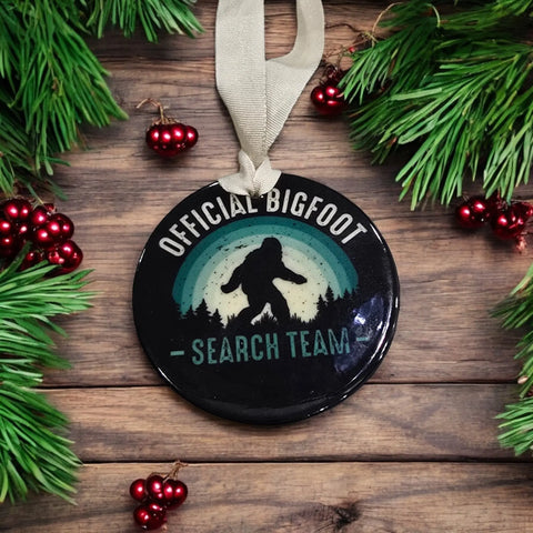 Bigfoot Search Team Sasquatch Ornament – Unique Paranormal Collectible Decor | Made in USA Michelle Marie Boutique  Ornaments