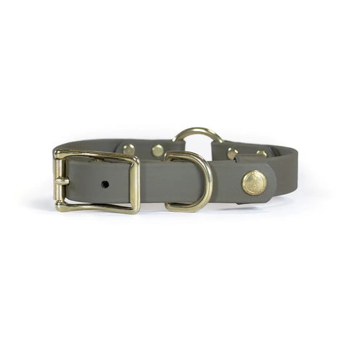 Biothane Hunter Dog Collar 1 Inch Wide with Center Ring and Tail Snap – Durable Field Collar | Made in USA Auburn Leathercrafters  item