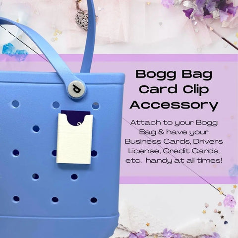 Black Credit Card Holder For Bogg Bags – Compact Design | Made in USA Chatelet Manufacturing 