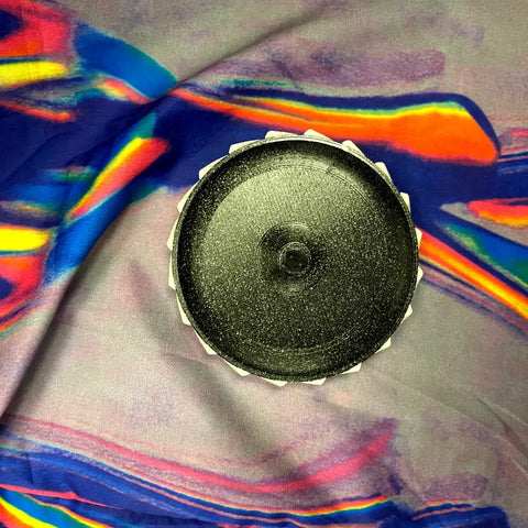 Black Glow in Dark Ashtray with Detachable Poker – Made in USA Chatelet Manufacturing 