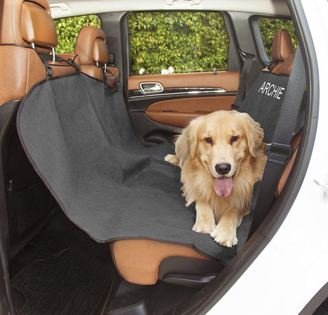Personalized Waterproof Hammock Back Seat Cover – Durable Pet Protector | Made in USA Majestic Pet 