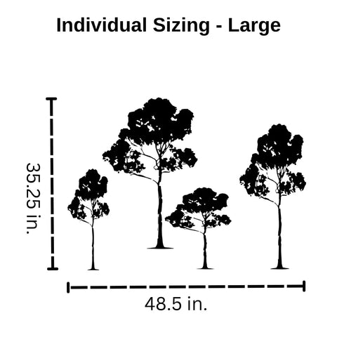 Black Tree Wall Decals for Kids Rooms – Large Size | Made in USA Chatelet Manufacturing 