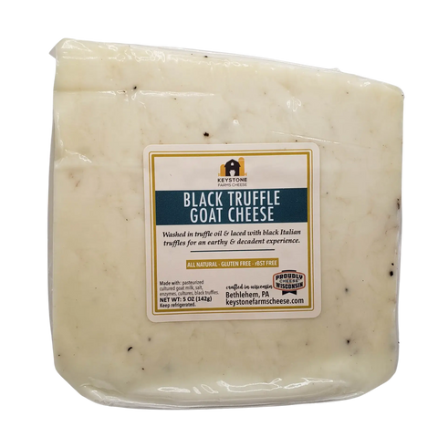 Black Truffle Goat Carr Valley  Cheese