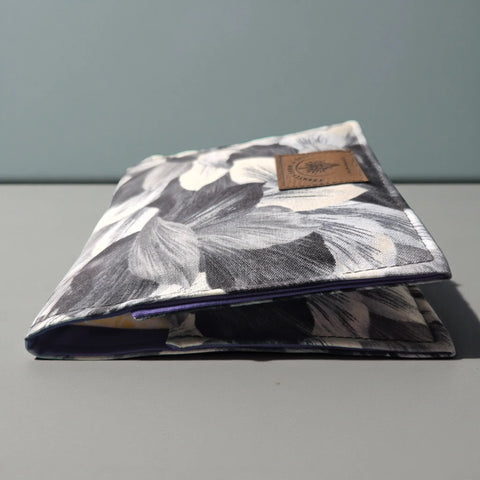 Black & Silver Petals - Tampon Pouch Frances Farm & Craft, LLC  Tampon pouch