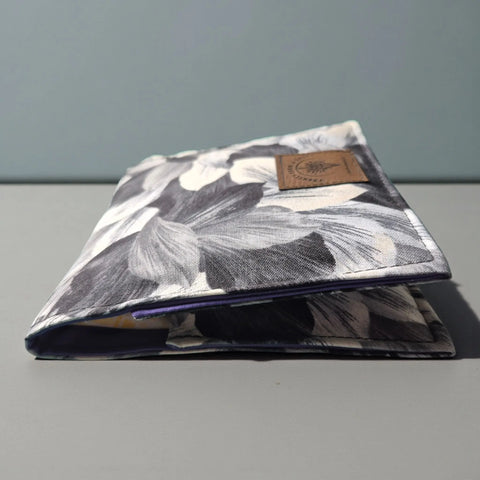 Black and Silver Floral Tampon Pouch – Cotton Feminine Care Organizer | Handmade in USA Frances Farm & Craft  Tampon pouch