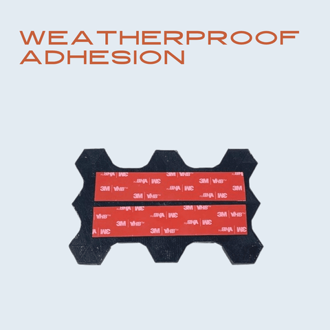Hexagon Pattern Snowboard Stomp Pad – Durable Grip Adhesion | Made in USA Chatelet Manufacturing 