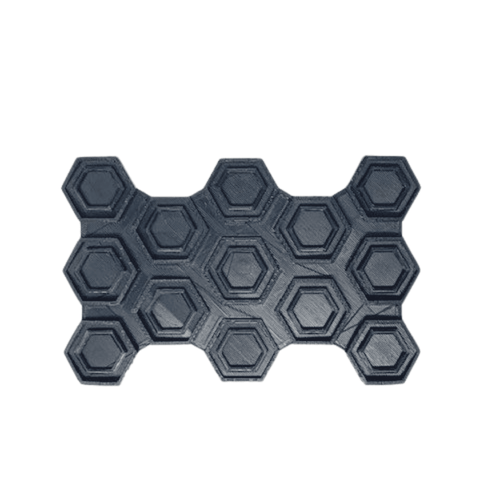 Hexagon Pattern Snowboard Stomp Pad – Durable Grip Adhesion | Made in USA Chatelet Manufacturing 