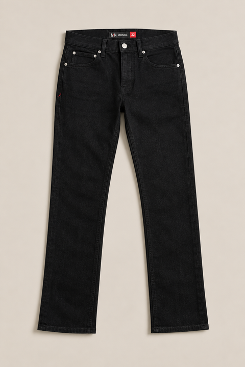 Slim Straight Black Stretch Jeans For Men – American Made Denim | Made in USA Marc Nelson  Denim Jeans