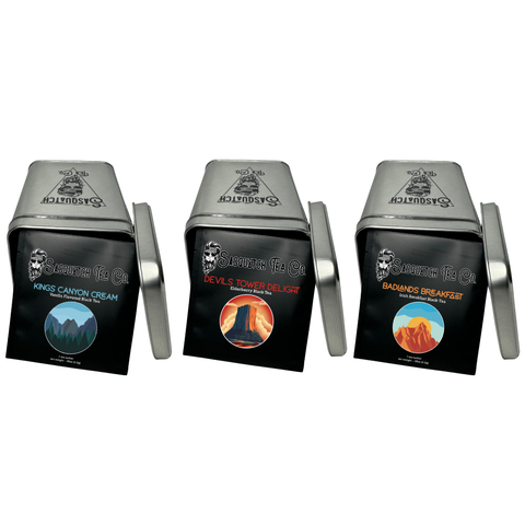 Premium Black Tea Trio – Artisan Blends – Sasquatch Tea Co | Made in USA Sasquatch Tea Co  Tea