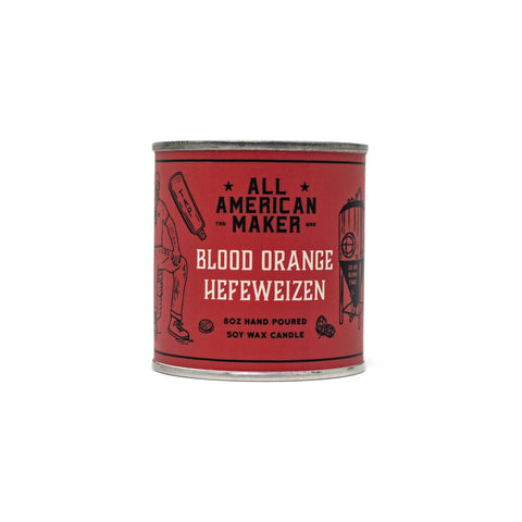 Blood Orange Hefeweizen Soy Candle 8oz – Handmade | Made in USA All American Maker 