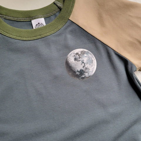 Blue - Kids Animals Tshirt - Organic American Made Cotton Adventure Clothes Company 