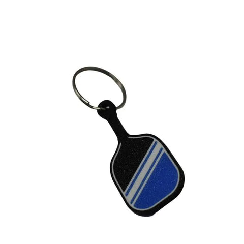 Blue Miniature Pickleball Paddle Keychain – Durable Design | Made in USA Chatelet Manufacturing 