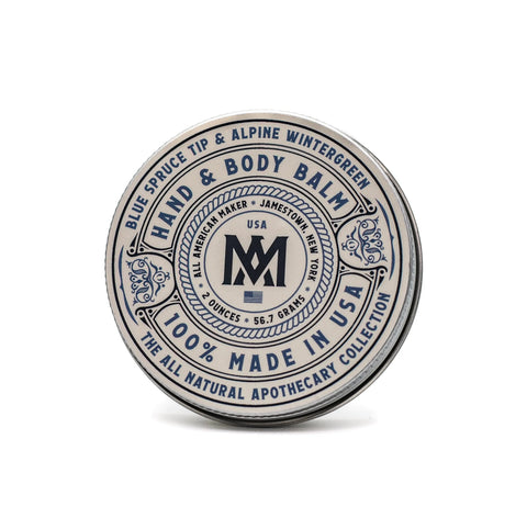 Blue Spruce Tip & Alpine Wintergreen : Hand & Body Balm All American Maker 