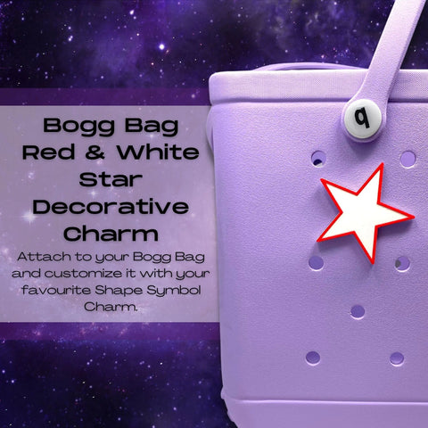 Blue White Star Charm for Tote Bags – Made in USA | Bogletts Chatelet Manufacturing 