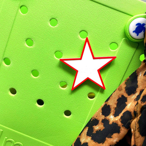 Blue White Star Charm for Tote Bags – Made in USA | Bogletts Chatelet Manufacturing 