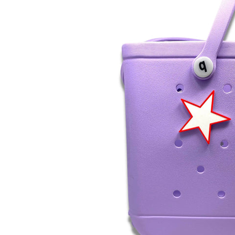 Blue White Star Charm for Tote Bags – Made in USA | Bogletts Chatelet Manufacturing 