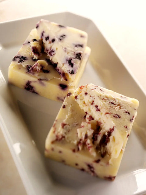 Blueberry Infused Cheddar Vern's Cheese  Cheese