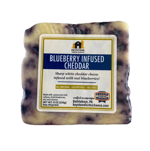 Blueberry Infused Cheddar Vern's Cheese  Cheese