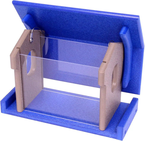 Bluebird Mealworm Feeder – Eco-Friendly Poly Lumber Bird Feeder | Handmade in USA Amish Amish Toy Box  bird feeder