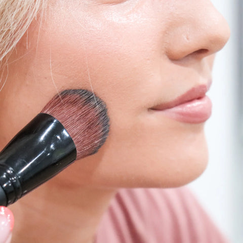 Blurring Foundation Brush | Made in the USA Taylor Made Organics  makeup tools