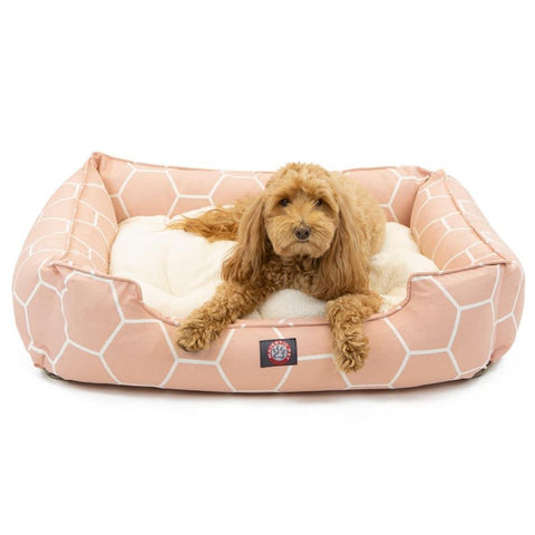 Hexo Shapes Premium Dog Lounge Bed – Cozy Pet Cushion – Made in USA by Majestic Pet Products Majestic Pet 