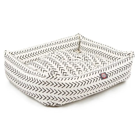 Boho Arrow Plush Pet Bed – Luxurious Cozy Dog and Cat Lounger | Made in USA Majestic Pet