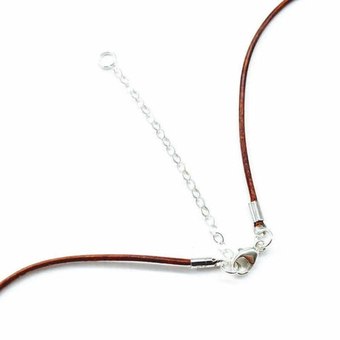 Boho Leather Necklace With Turquoise Shell Bead Charms – Handmade | Made in USA Alexa Martha Designs  Necklace