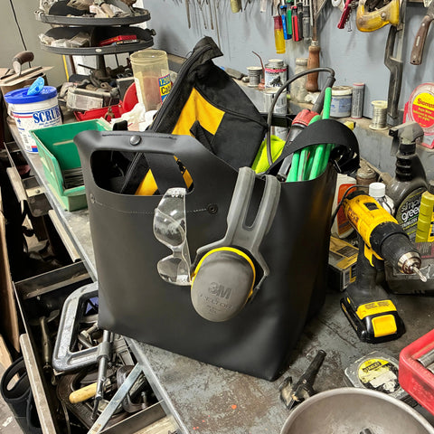 BoxVan Utility Tote Bag 13.5 Inch Durable Waterproof Industrial Vinyl – Made in USA | Eqpd Gear eqpd  New