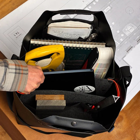 BoxVan Utility Tote Bag 13.5 Inch Durable Waterproof Industrial Vinyl – Made in USA | Eqpd Gear eqpd  New