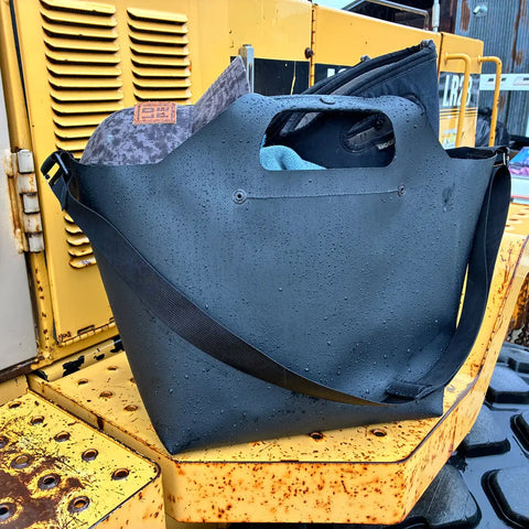 BoxVan Utility Tote Bag 13.5 Inch Durable Waterproof Industrial Vinyl – Made in USA | Eqpd Gear eqpd  New