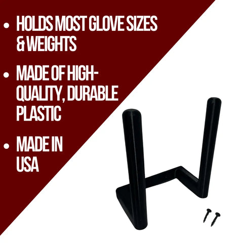 Boxing Glove Wall Mount – Durable Plastic Glove Holder | Made in USA Chatelet Manufacturing 