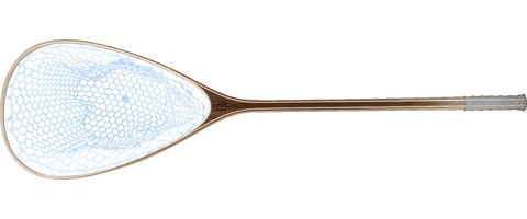 Yellowstone Extended Reach Fishing Net – Handcrafted Wood Handle | Made in USA Blue Ribbon Nets  item