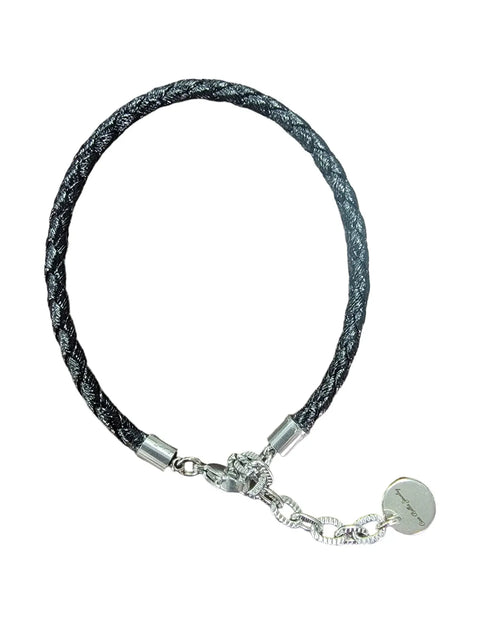 Braided Leather Military Charm Bracelet 7-8.25 Inch Adjustable – Veteran Gift | Made in USA Michelle Marie Boutique  Bracelet