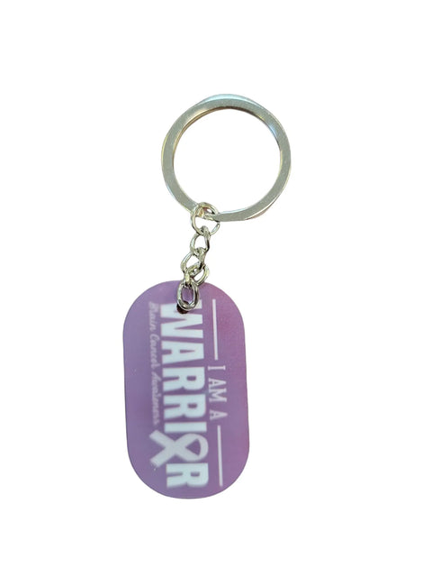 Brain Cancer Awareness Keychain – Go Gray Supporter Gift – Handmade Awareness Accessory | Made in USA Michelle Marie Boutique  Keychains