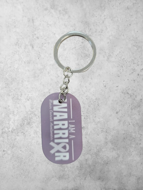 Brain Cancer Awareness Keychain – Go Gray Supporter Gift – Handmade Awareness Accessory | Made in USA Michelle Marie Boutique  Keychains
