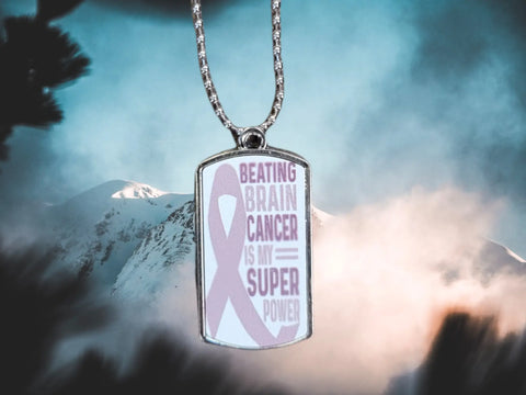 Brain Cancer Awareness Pendant Necklace – Go Gray Charity Jewelry | Made in USA Support Gift Michelle Marie Boutique  Necklaces