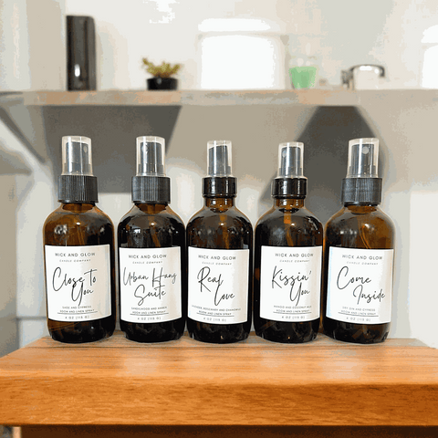 Brand Nu Vibes Room and Linen Sprays Wick and Glow Candle Company™  Air Fresheners