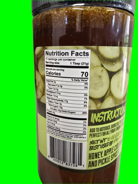 Bread & Butter Pickle Honey Honey Badgers Bee Farm  Honey